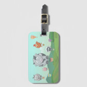 ballondieren bagagelabel (Voorkant (verticaal))