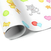 ballondieren cadeaupapier (Rol Hoek)