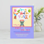 Ballondieren Kaart (Staand voorkant)