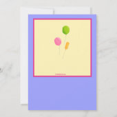 Ballondieren Kaart (Achterkant)