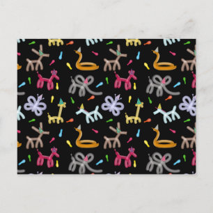 Ballondieren Kinderfeestje Thema Briefkaart