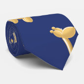 Ballondieren Mok van tweetone koffie Stropdas (Opgerold)