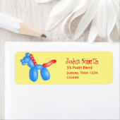 ballondierpartij van kind etiket (Insitu)