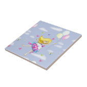 Ballonfee Vlucht van Fantasie Cadeaus voor Mooie M Tegeltje (Zijkant)