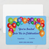 Ballonfeestdag Kaart (Voorkant / Achterkant)