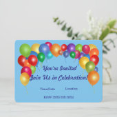 Ballonfeestdag Kaart (Staand voorkant)