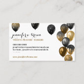 Ballonfeestgelegenheidsdecoraties Evenementenorgan Visitekaartje (Achterkant)