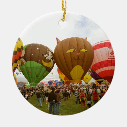 Ballonfest Keramisch Ornament (Voorkant)