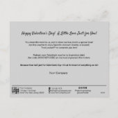 Ballonhart Happy Valentijnsdag Voucher Kaart (Achterkant)