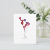 Ballonharten Briefkaart (Staand voorkant)