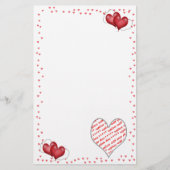 Ballonharten met foto-Lijst Briefpapier (Voorkant)