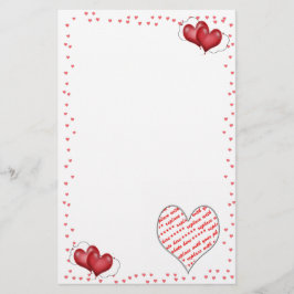 Ballonharten met foto-Lijst Briefpapier
