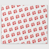 Ballonharten Valentijnsdag Cadeaupapier (Vlak)