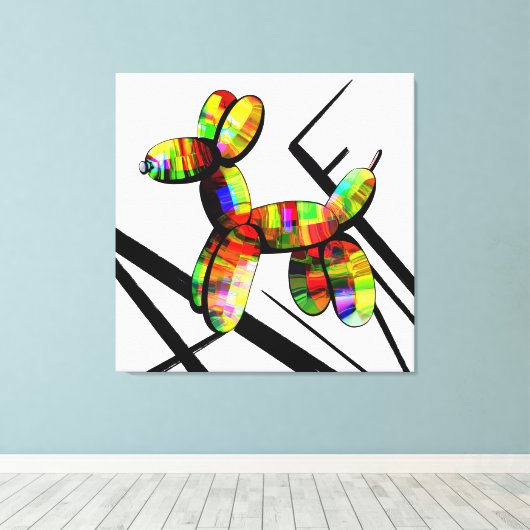 Ballonhond'24 Canvas Afdruk (Insitu (Houten vloer))