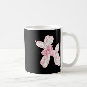 Ballonhond Bloemrijk Roze Coquette Strik Vrouwen K Koffiemok