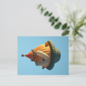 ballonhond briefkaart (Staand voorkant)