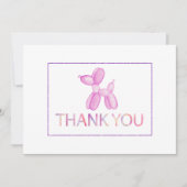 Ballonhond Kinder bedankkaart Kaart (Voorkant)