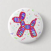 Ballonhond met Confetti Button (Voorkant)