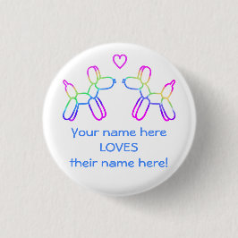 ballonhonden in Love Button