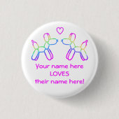  ballonhonden in Love Button (Voorkant)