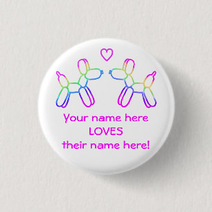 ballonhonden in Love Button