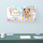 Ballonhuisdierhond Foto Spandoek (Beurs)