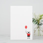 ballonjongen briefpapier (Staand voorkant)