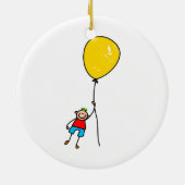 ballonjongen keramisch ornament (Achterkant)