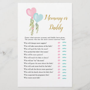 Ballonjongen of meisje Genderkwesties onthullen ma