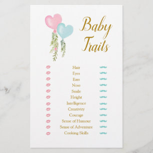 Ballonjongen of meisje Geslacht onthullen Baby