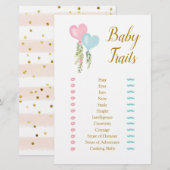 Ballonjongen of meisje Geslacht onthullen Baby (Voorkant / Achterkant)