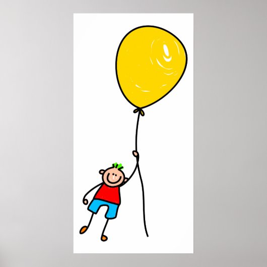 ballonjongen poster (Voorkant)
