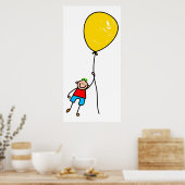 ballonjongen poster (Keuken)
