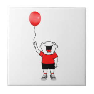 ballonjongen tegeltje