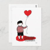 Ballonjunge Briefkaart (Voorkant / Achterkant)