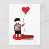 Ballonjunge Briefkaart (Voorkant)