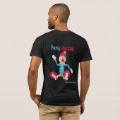 Ballonkast - partijdier t-shirt (Achterkant volledig)