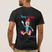 Ballonkast - partijdier t-shirt (Achterkant)