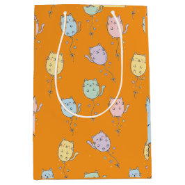 Ballonkatpatroon  Schattig minimalistisch voor kin Medium Cadeauzakje