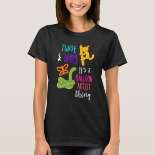 Ballonkunstenaar Twist And Bling Ballondier Bal T-shirt