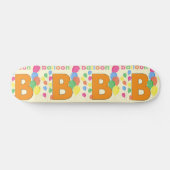 Ballonletter B-skateboard Skateboard (Horizontaal)