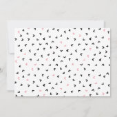 ballonletters | Moderne 4 jaar oude meisjesfoto Kaart (Achterkant)