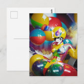 ballonlevensduur briefkaart (Voorkant / Achterkant)