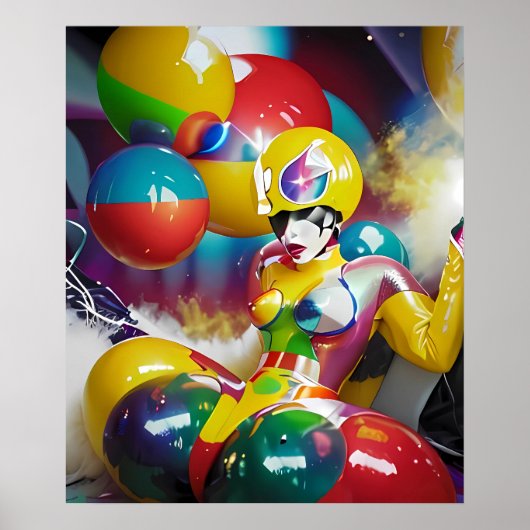 ballonlevensduur poster (Voorkant)