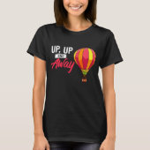 Ballonlift met ballonfestival in hete lucht t-shirt (Voorkant)