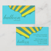 ballonlocatie ( wolken) visitekaartje (Voorkant / Achterkant)