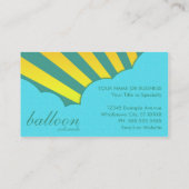 ballonlocatie ( wolken) visitekaartje (Achterkant)