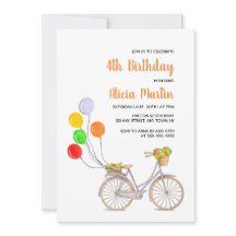 Ballonmand Bloemfiets Elke leeftijd Verjaardag