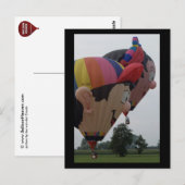 Ballonmeisje Briefkaart (Voorkant / Achterkant)