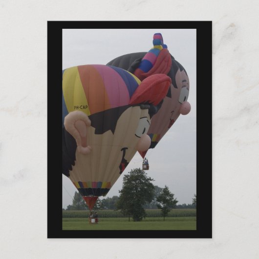 Ballonmeisje Briefkaart (Voorkant)